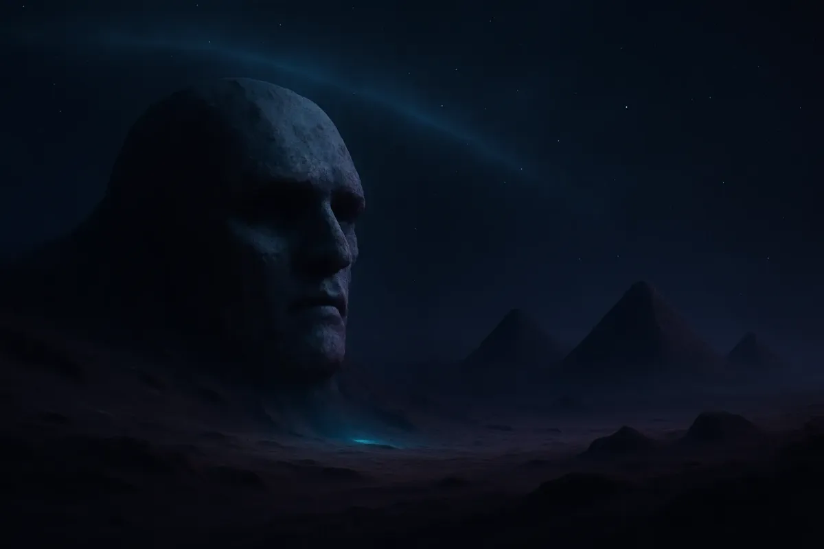 Anomalie na Marsie - twarz i piramidy Cydonii