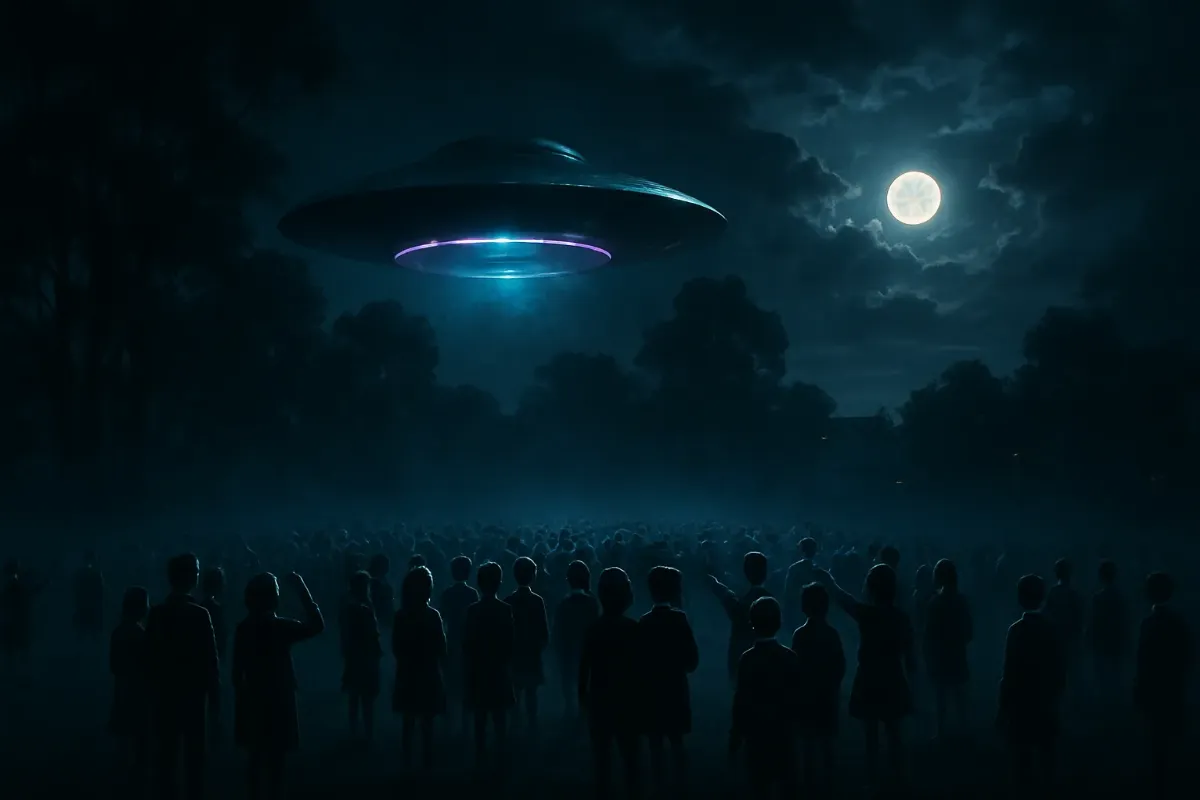 Incydent w Westall - obserwacja UFO przez 200 uczniów