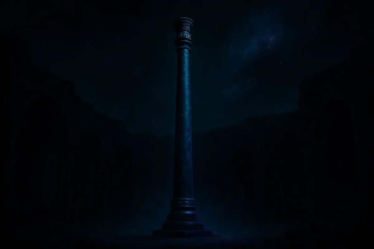 Kolumna żelazna w Delhi - nierdzewiiejący metal sprzed 1600 lat