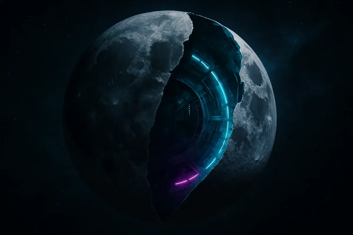 Księżyc jako sztuczna konstrukcja - teoria hollow moon